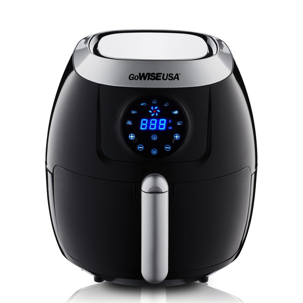 GoWISE GWAC981 5.3-Quart Air Fryer with Accessories - Black, 1